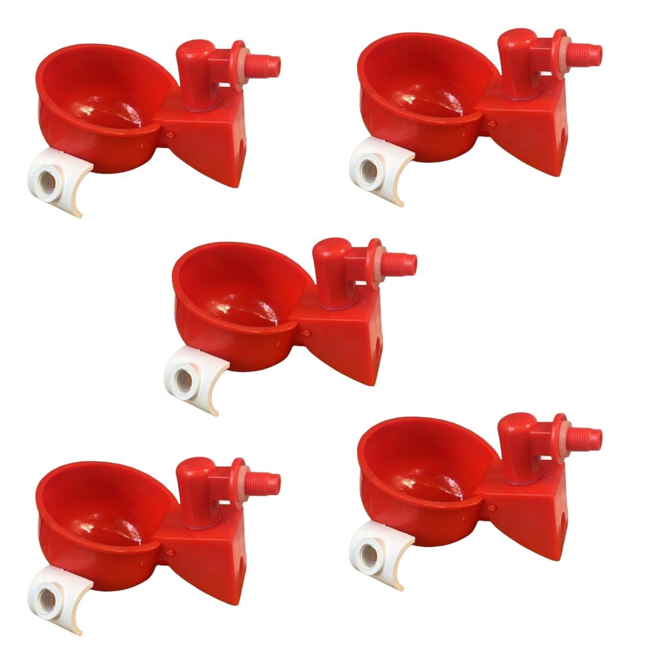 Automatic Drinker Cup with 0.50 inch saddle ( Pack of 5)-Free Delivery