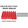 Multi Slot Egg Tray/Egg Holder (Pack of 5 Tray - Virgin)-Free Delivery