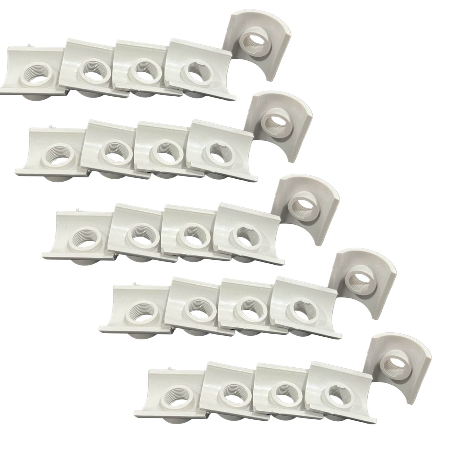 GKI Round 0.50 Inch Pipe Saddle (Pack of 25)-Free Delivery