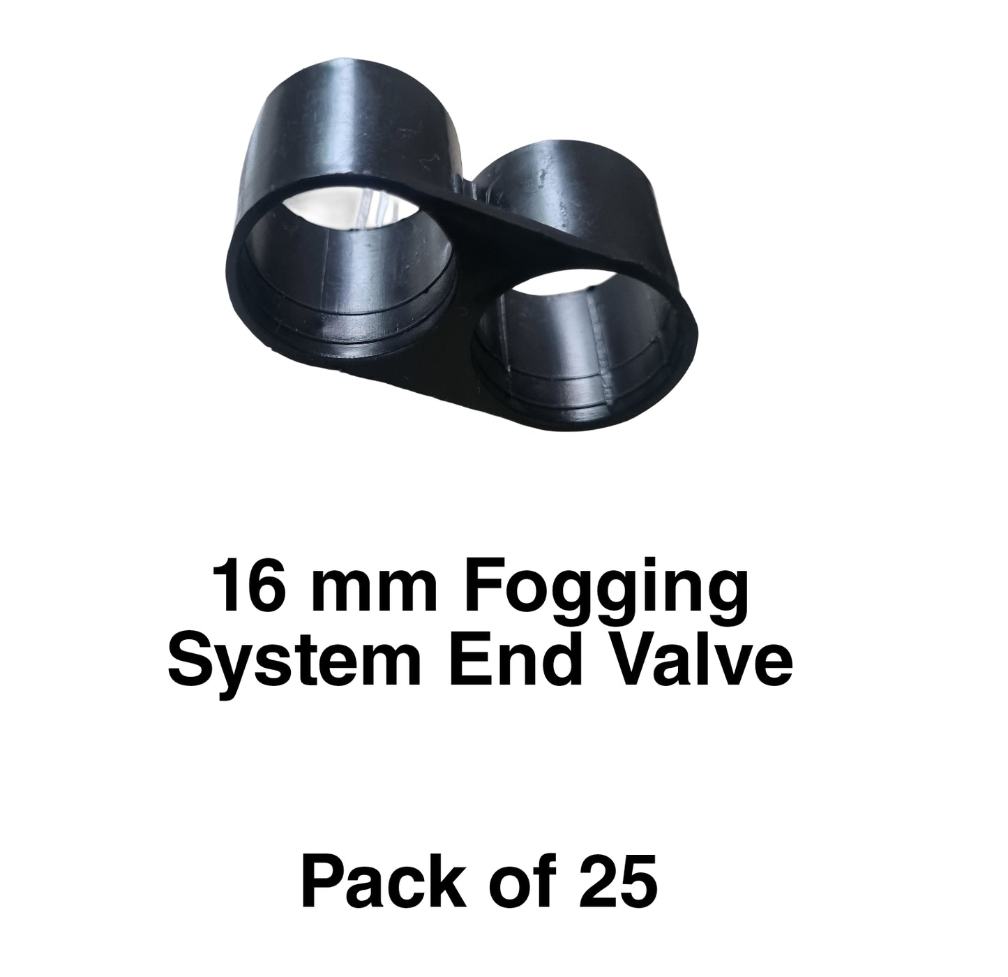 16mm Pipe End Valve Cap Dual Ring (Pack of 25)-Free Delivery