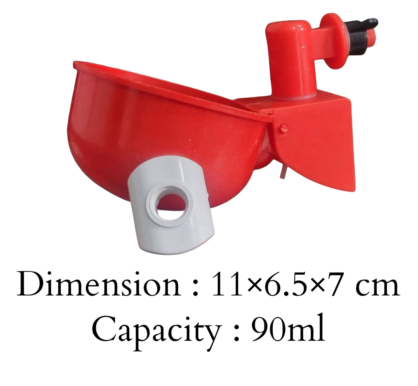 Automatic Drinker Cup with Square Saddle ( Pack of 5 )-Free Delivery