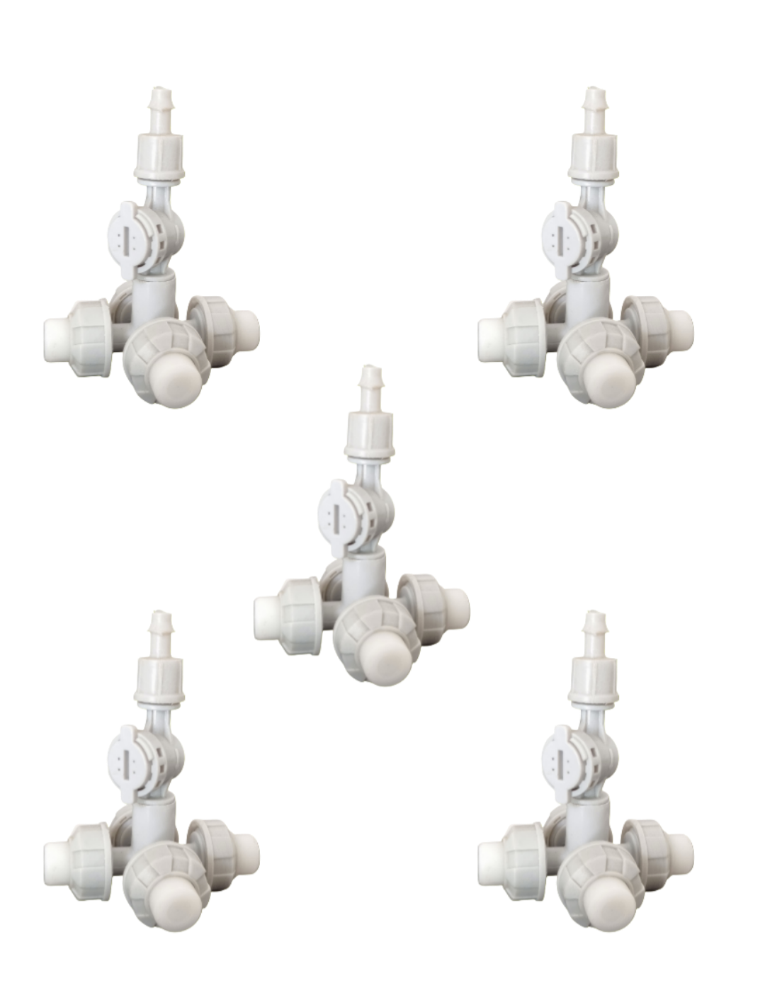 GKI 4-Way Pipe Connecter Fogger (Pack of 5)-Free Delivery