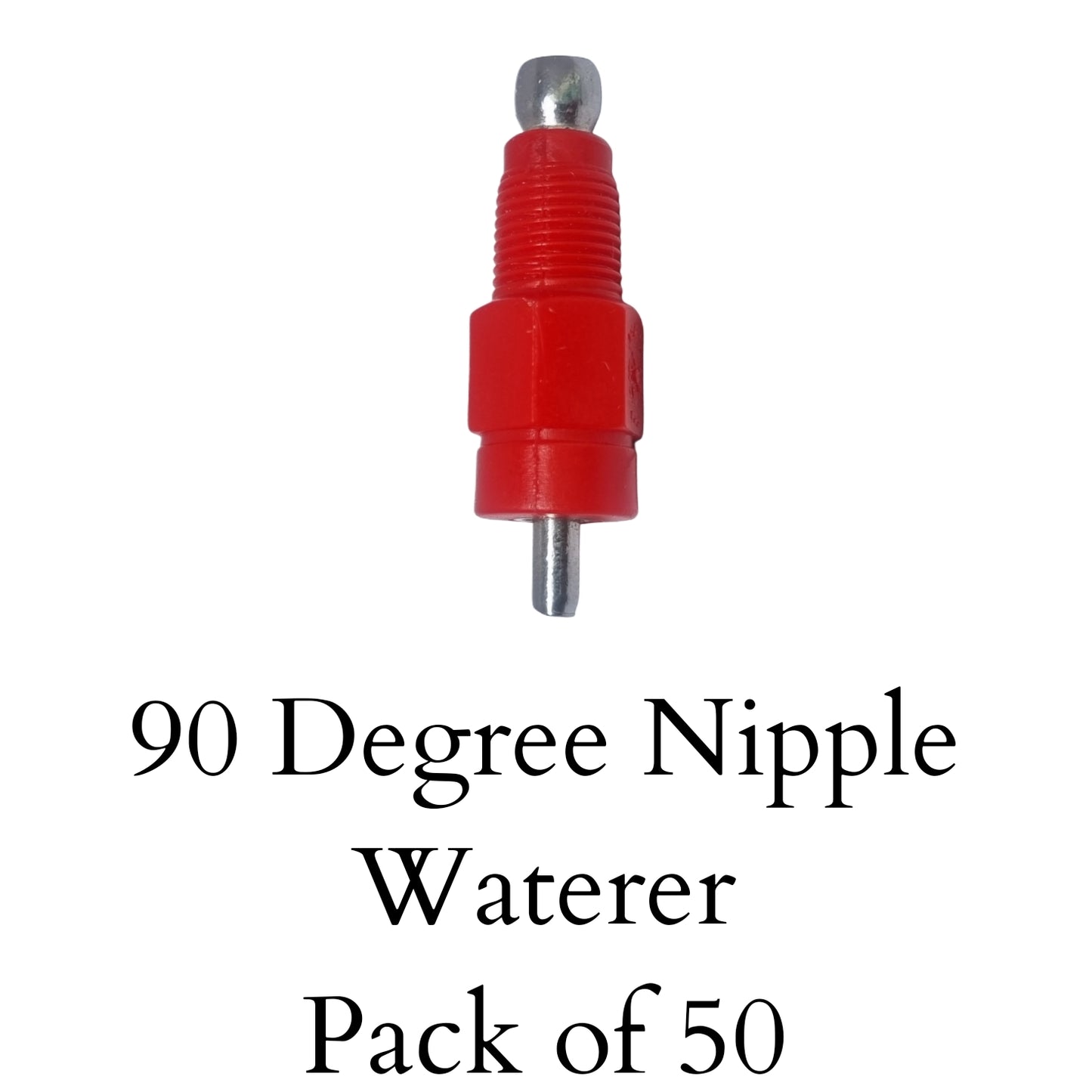 GKI 90 Degree Nipple Waterer - Pack of 50-Free Delivery