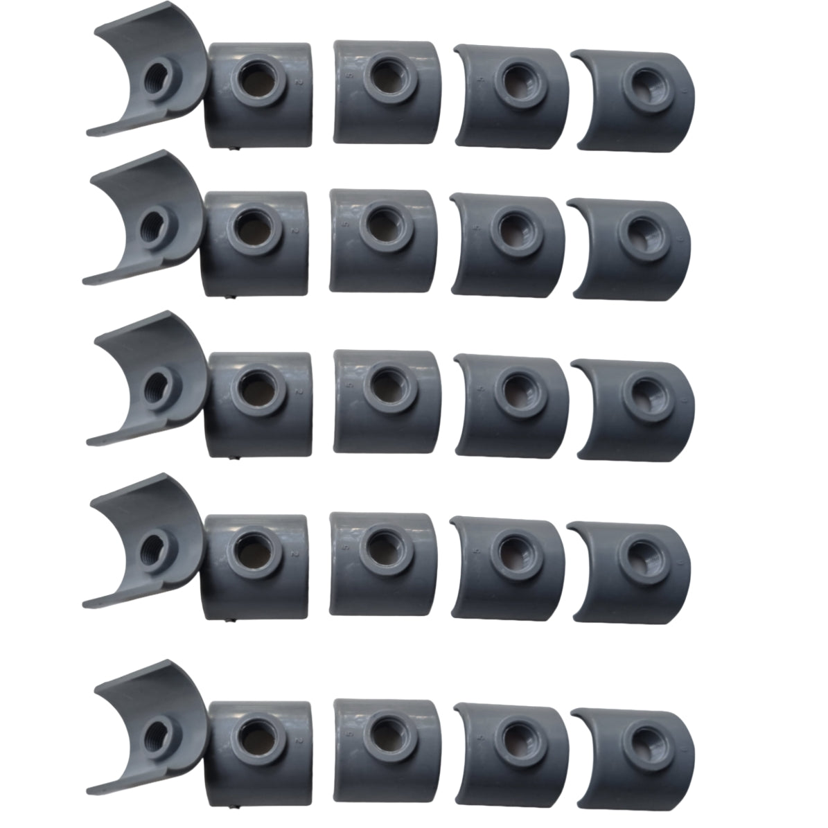 GKI Round 0.75 Inch Pipe Saddle (Pack of 25)-Free Delivery