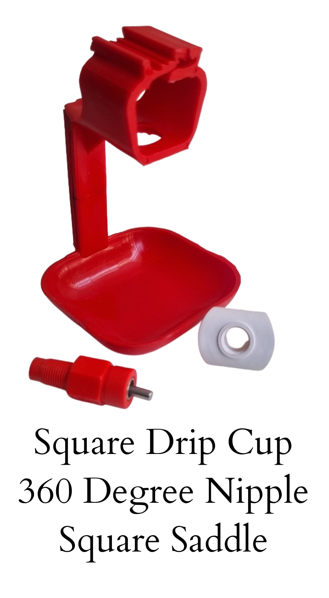 GKI 360 Nipple + Square Drip Cup + Saddle (Pack of 5)-Free Delivery