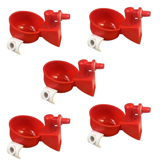 Automatic Drinker Cup with 0.50 inch saddle ( Pack of 5)-Free Delivery