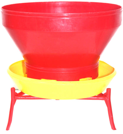 Turbo Feeder for Poultry Chicks and Bird (4 kg - with Stand)