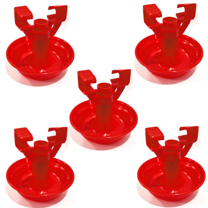 GKI POULTRY Poultry Nipple Drinker Float Cup For Square Pipe (Pack Of 5)-Free Delivery