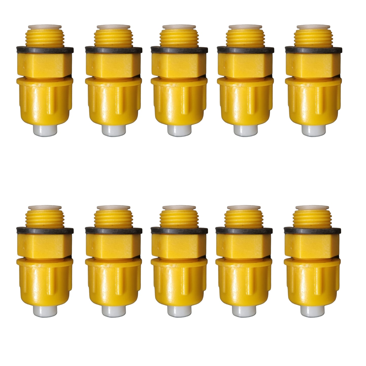 1-Way Threaded Fogger Yellow (Pack Of 10)-Free Delivery