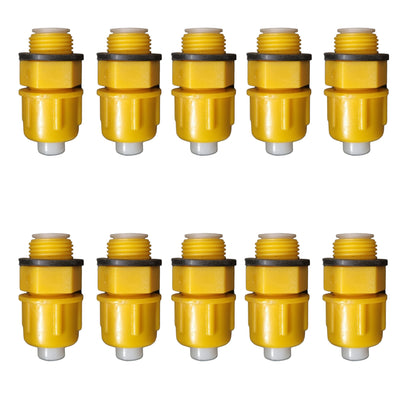 1-Way Threaded Fogger Yellow (Pack Of 10)-Free Delivery