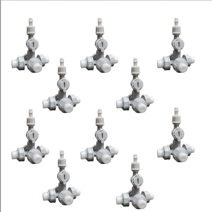 4-Way Pipe Connecter Fogger (Pack of 10)-Free Delivery