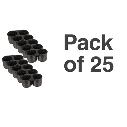 16mm Pipe End Valve Cap Dual Ring (Pack of 25)-Free Delivery