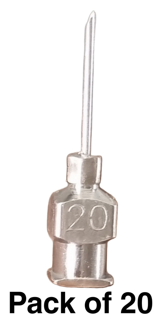20 Gauge Standard Needle for All Types of Poultry Vaccinator (Pack of 2-20 No)-Free Delivery
