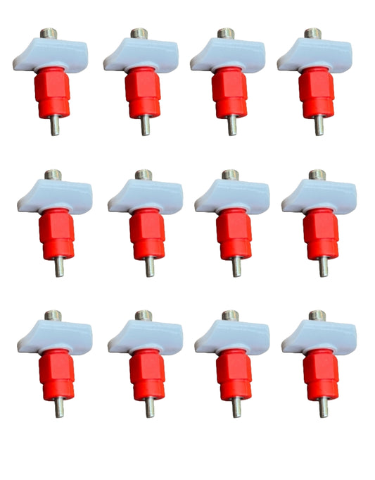 GKI 360 degree Nipple Drinker with Square Saddle (pack of 12)-Free Delivery