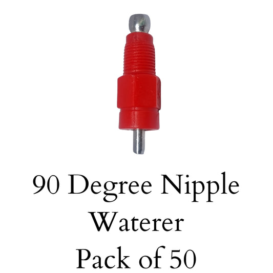 GKI 90 Degree Nipple Waterer - Pack of 50-Free Delivery