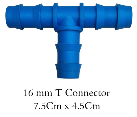 GKI 16mm T Connector (Pack of 25)-Free Delivery