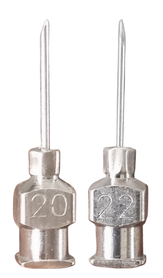 GKI 20 & 22 Gauge Vaccinator Standard Needle  (10+10 = 20)-Free Delivery