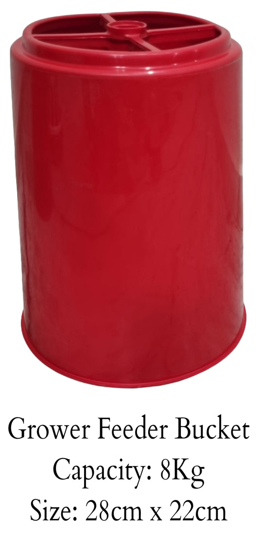 GKI Grower Feeder Bucket - 8 Kg-Free Delivery