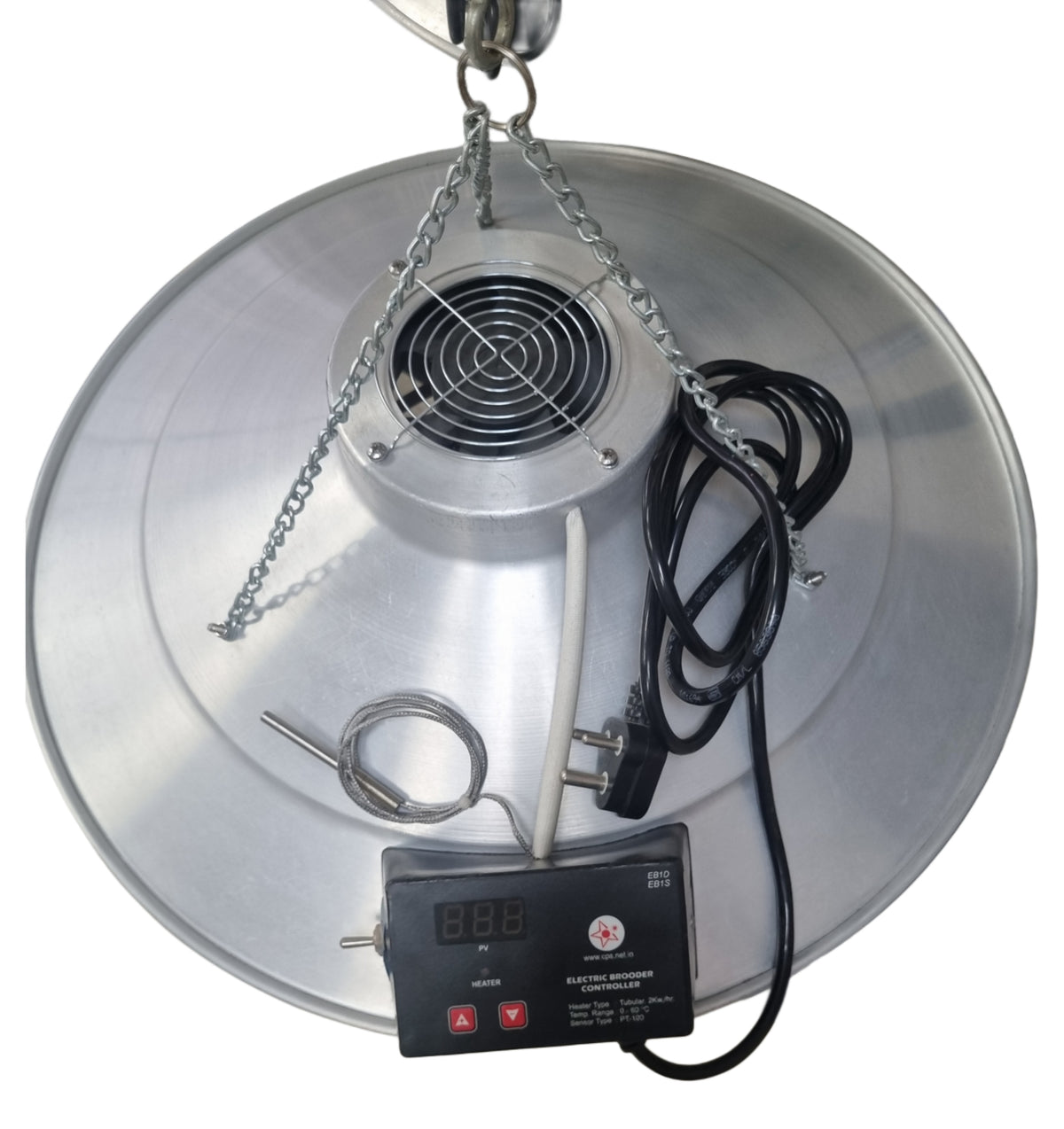 electric poultry brooder heater reflector and controller