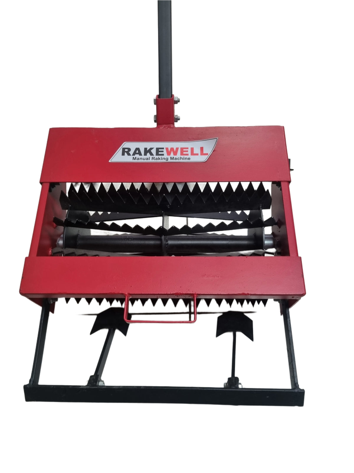 Poultry Raking Machine Manual - poultry bird keeping equipment - front view - GKI Poultry Equipments India