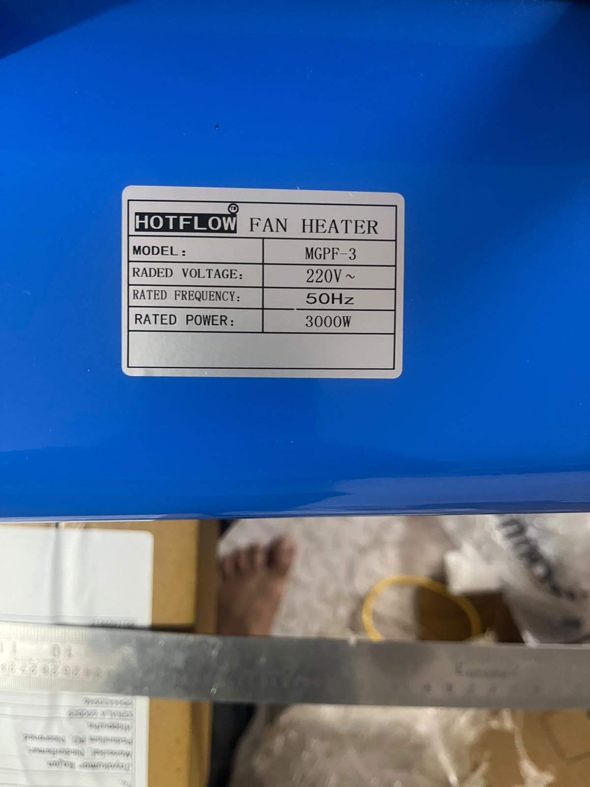 3 KW ELECTRIC ROOM HEATER -AUTOMATIC