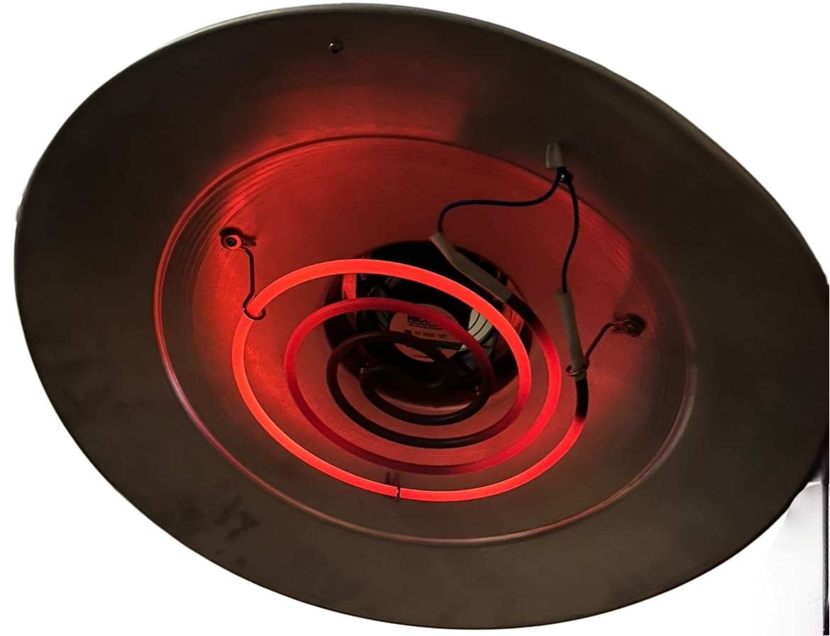 suspended electric poultry brooder heater